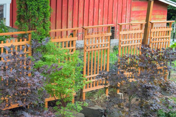 Wood Trellis Mounting in Glen Allen